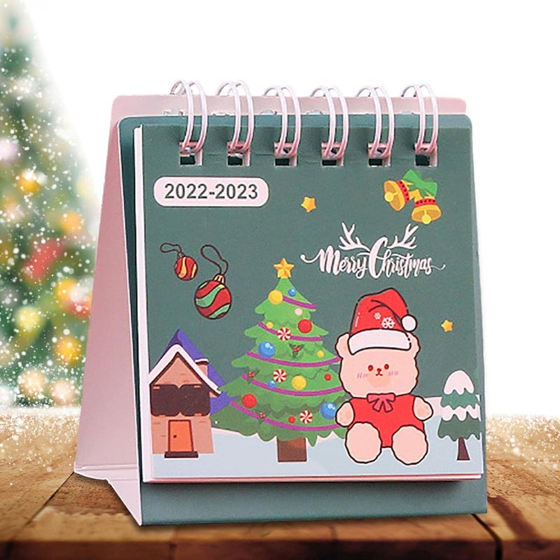 woobles Small Desk Calendar 2022-2023,August 2022 to December 2023 Christmas Calendar - Perfect Christmas New Year's Eve Small Desk Calendar, Suitable for New Year's Eve - Image 5